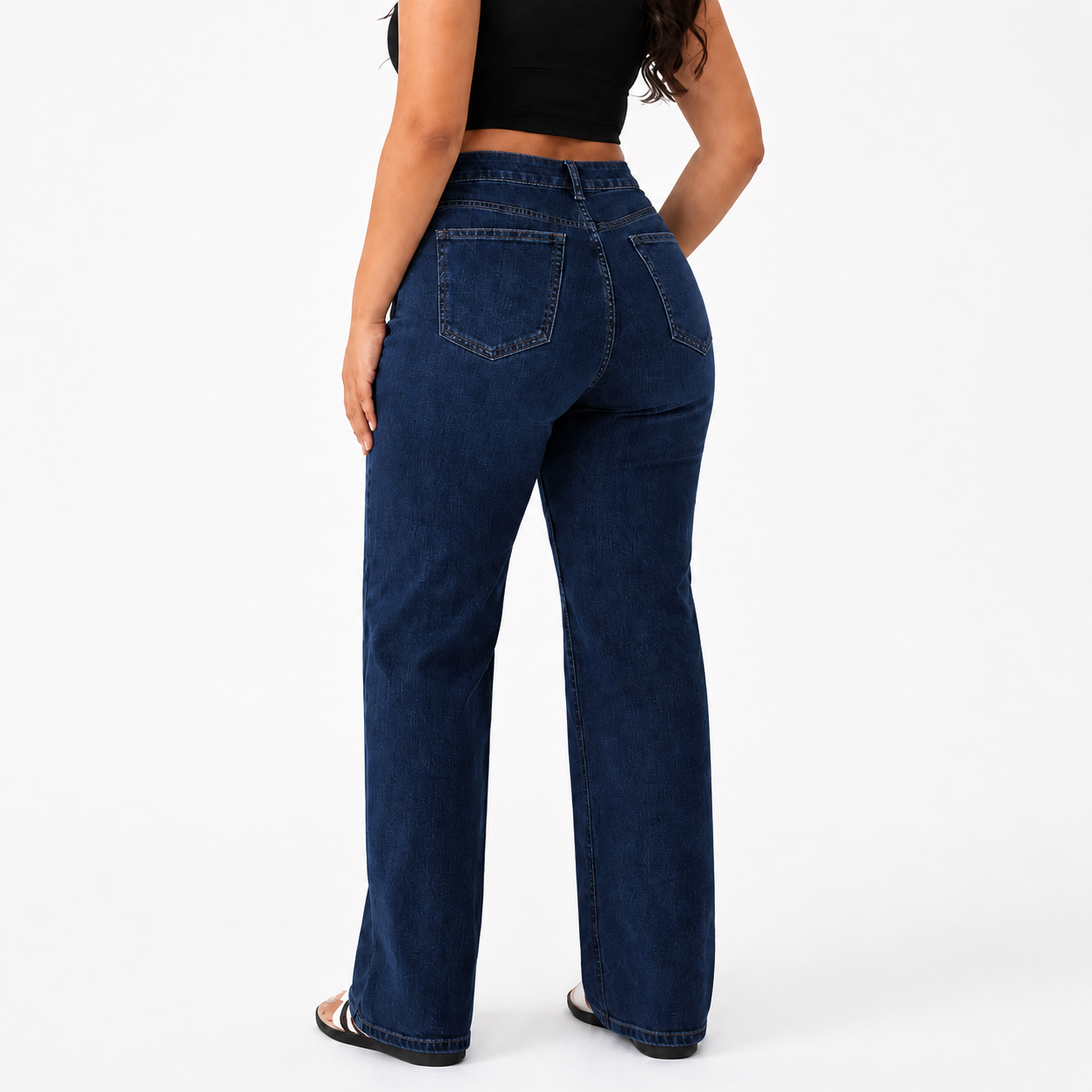 Glazee™ BBL Wide Leg Jeans