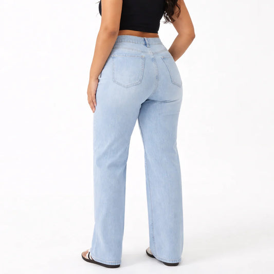 Glazee™ BBL Wide Leg Jeans