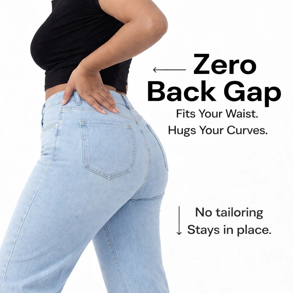 Glazee™ BBL Wide Leg Jeans